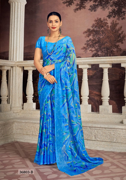 36803B Star Vol 173 Ruchi Chiffon Sarees