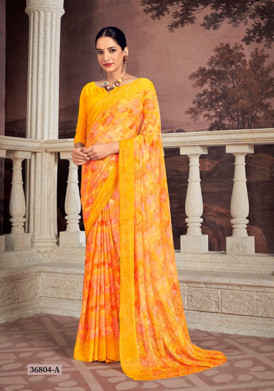 36804A Star Vol 173 Ruchi Chiffon Sarees