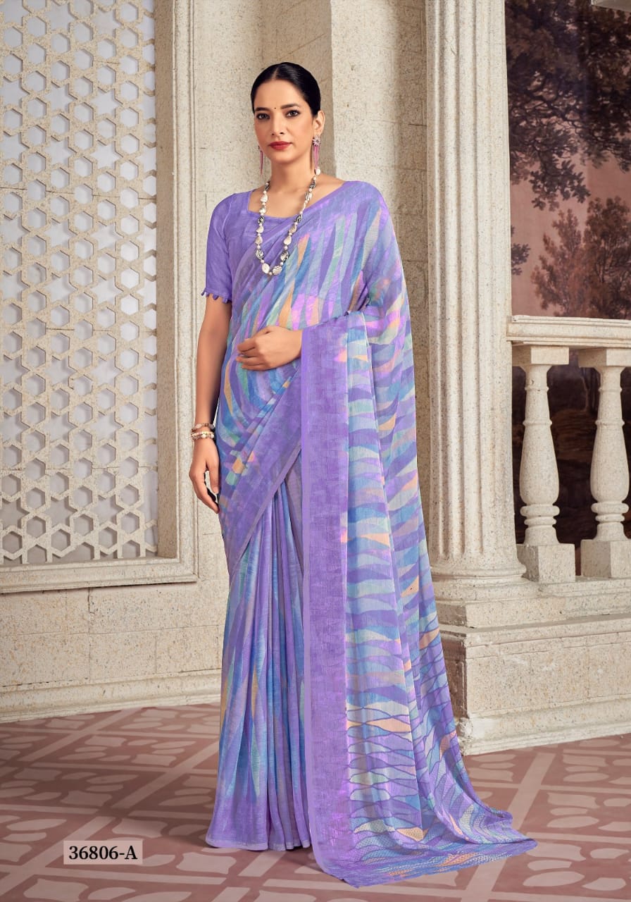 36806A Star Vol 173 Ruchi Chiffon Sarees