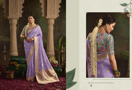 368 Raas Kimora Sindhuri Dola Silk Sarees