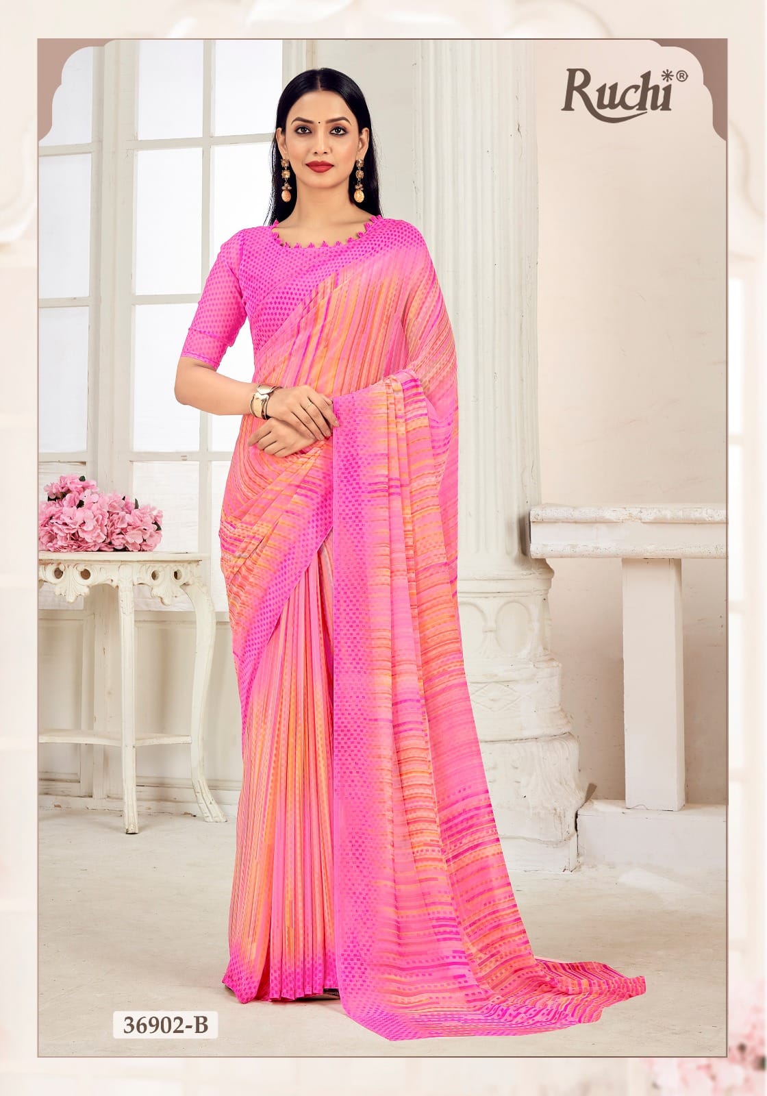 36902B Ragaa Vol 11 Ruchi Georgette Sarees