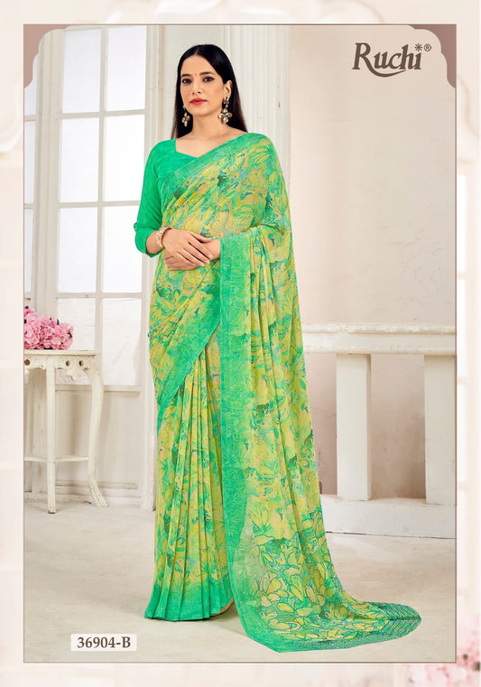 36904B Ragaa Vol 11 Ruchi Georgette Sarees
