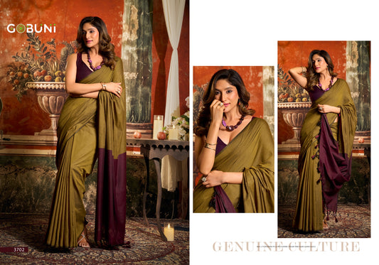 3702 Swati Gobuni Mal Cotton Sarees