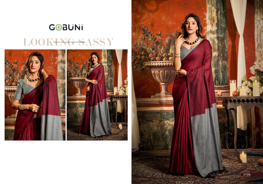 3706 Swati Gobuni Mal Cotton Sarees