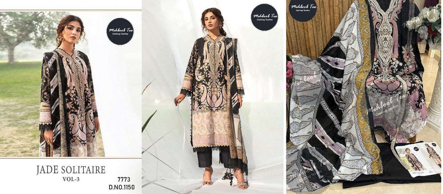 1150-O Mehboob Tex Pakistani Salwar Suits