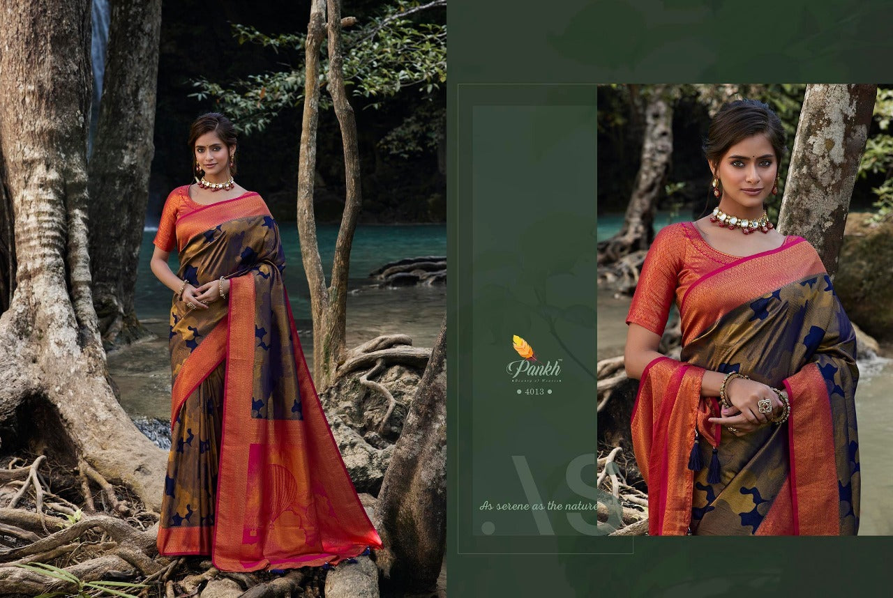 4013 Parampara Vol 4 Pankh Sarees