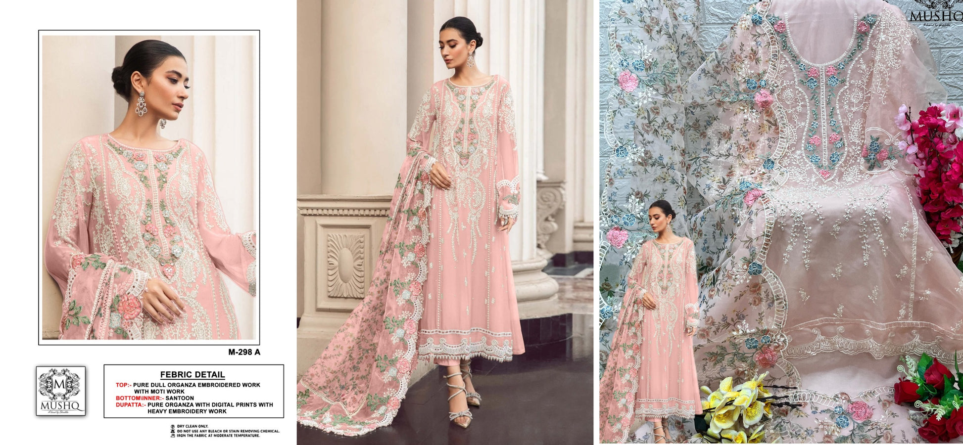298A Mushq Pakistani Salwar Suits