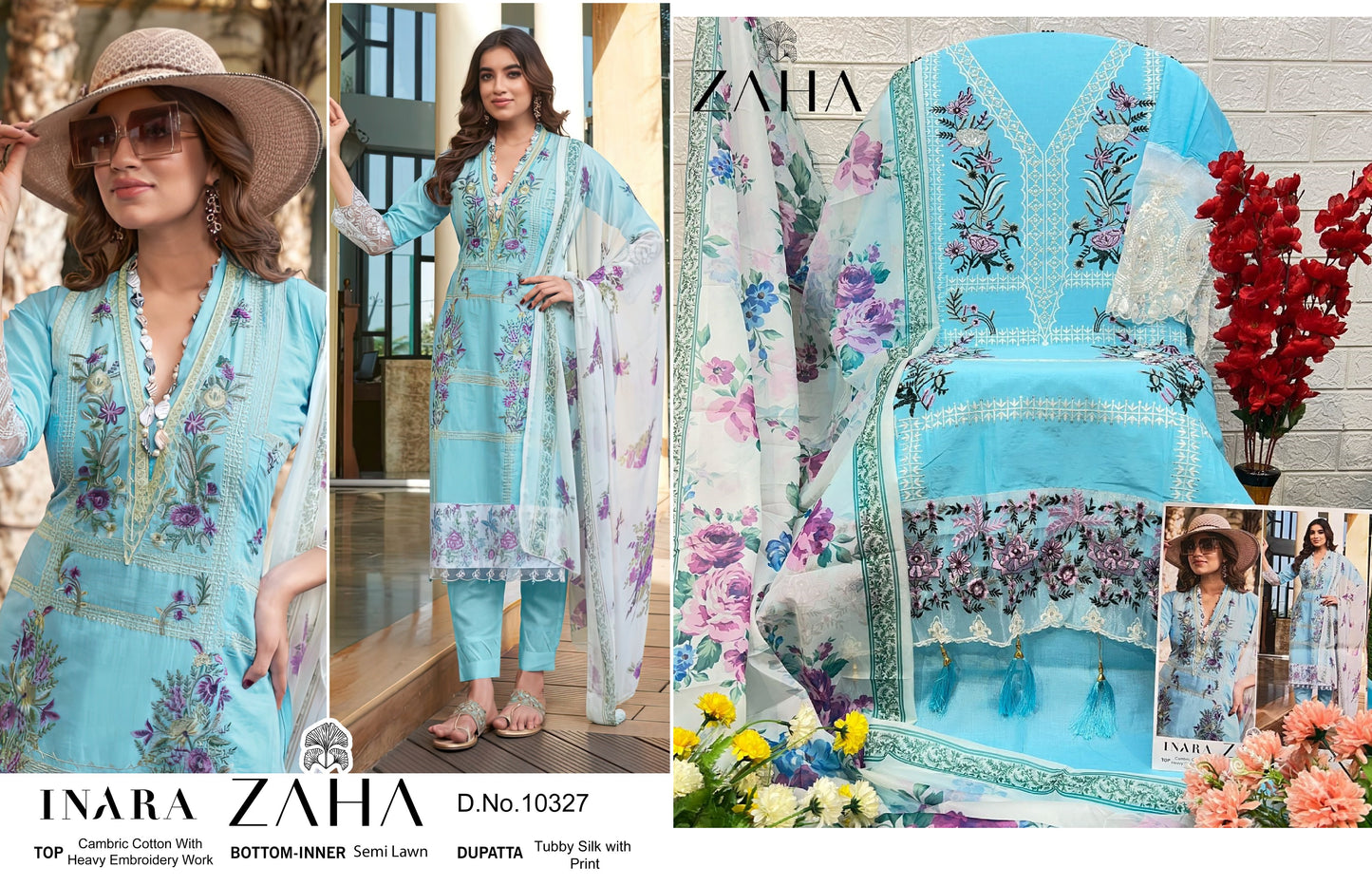10327 Inara Vol 1 Zaha Pakistani Salwar Suits