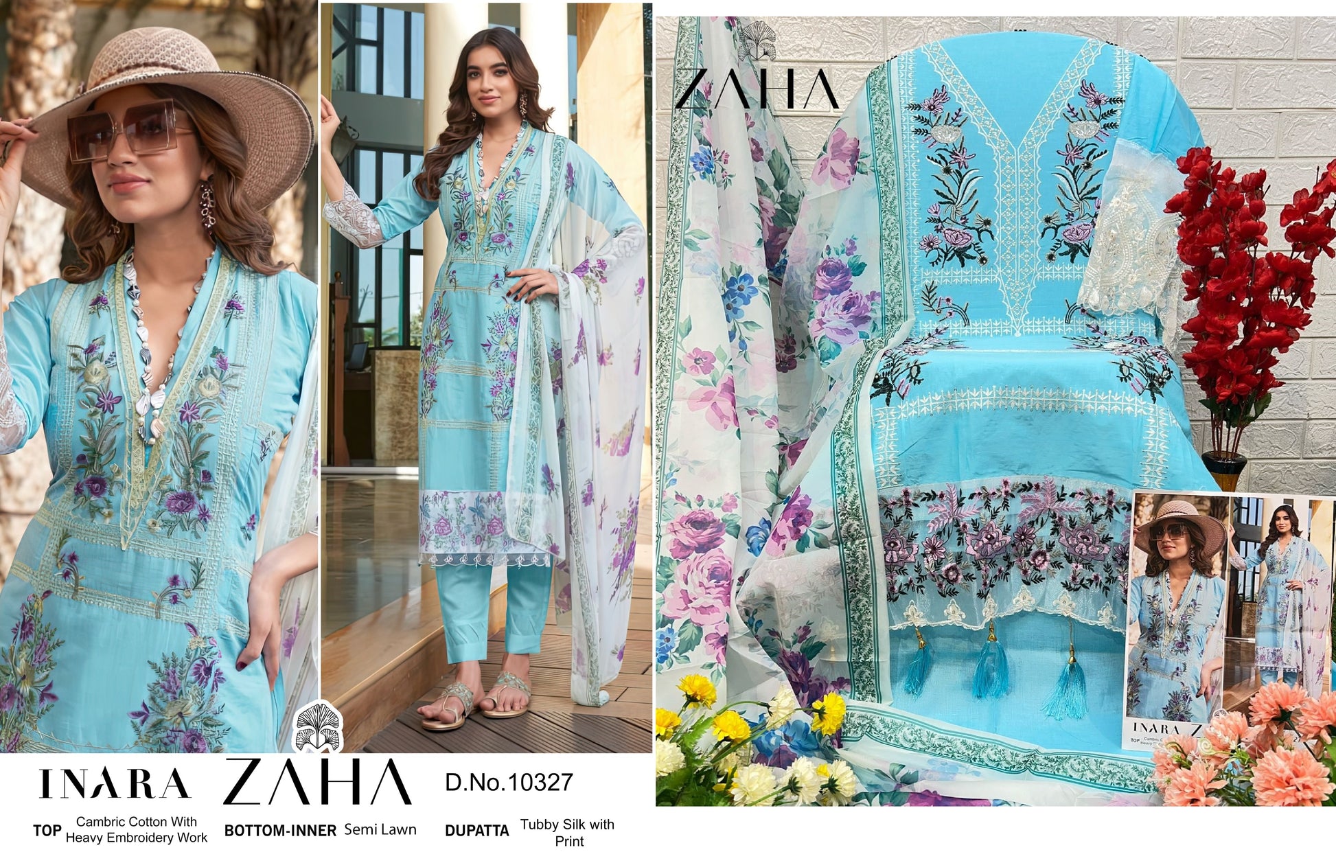 10327 Inara Vol 1 Zaha Pakistani Salwar Suits
