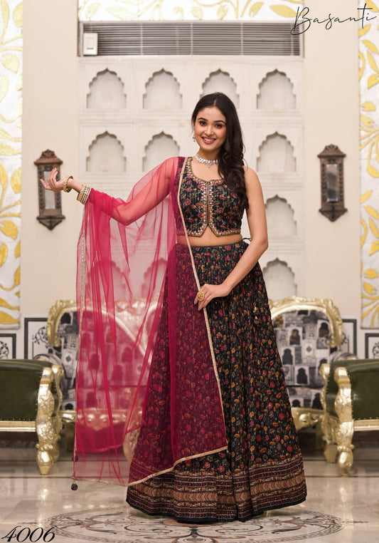 4006 Vol 4 Basanti Readymade Lehenga Choli