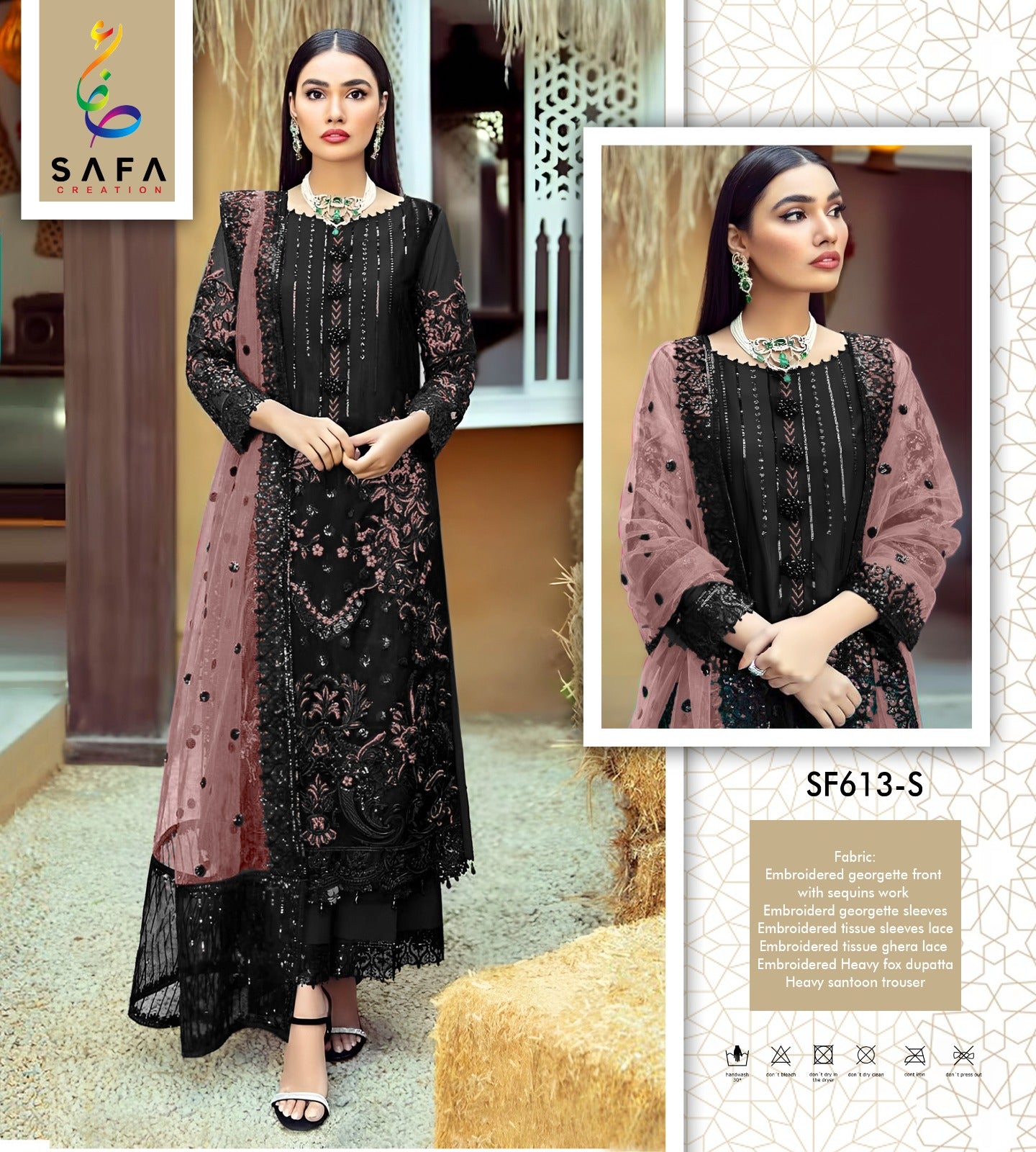 613S Safa Creation Pakistani Salwar Suits