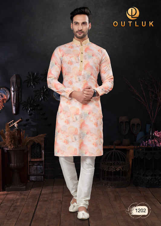1202 Wedding Collection Vol 12 Outluk Mens Kurta Pyjama