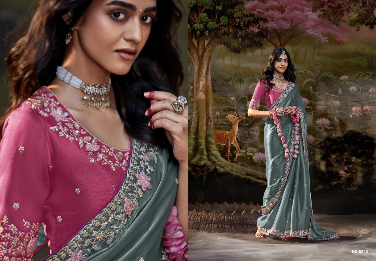 5343 Kajal Vol 15 Kimora Sarees