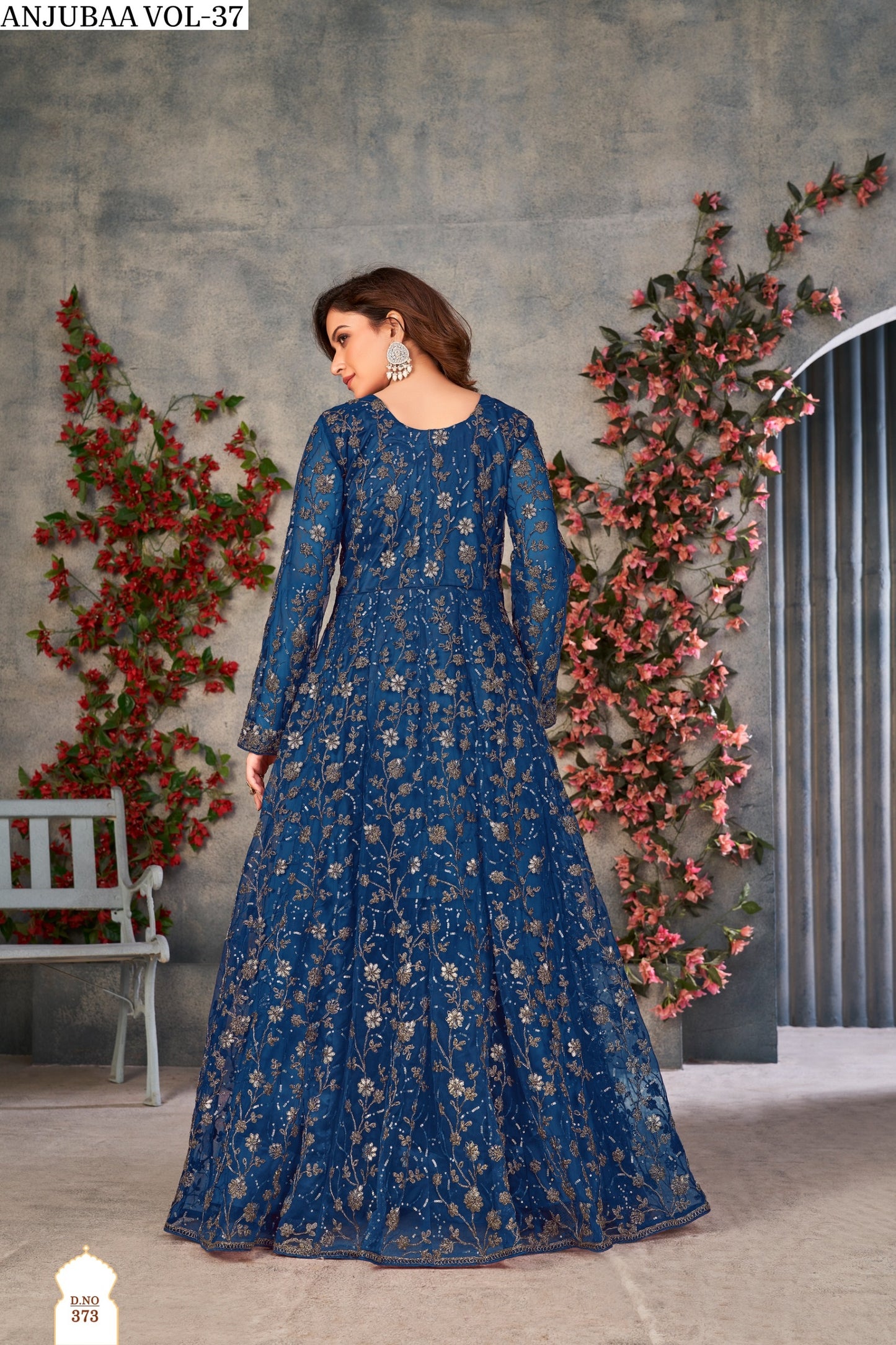 373 Vol 37 Anjubaa Anarkali Unstitched Suits