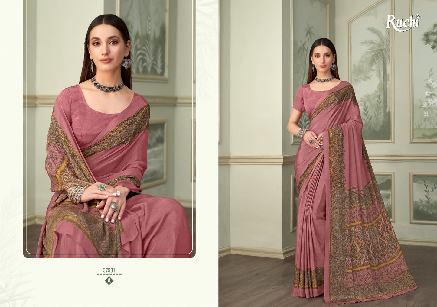 37501A Vivanta Silk 37 Ruchi Crepe Sarees