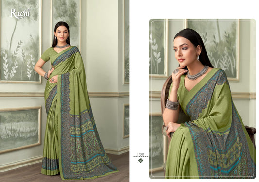 37501B Vivanta Silk 37 Ruchi Crepe Sarees