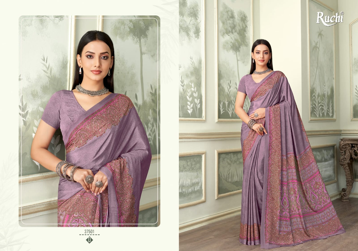 37501D Vivanta Silk 37 Ruchi Crepe Sarees