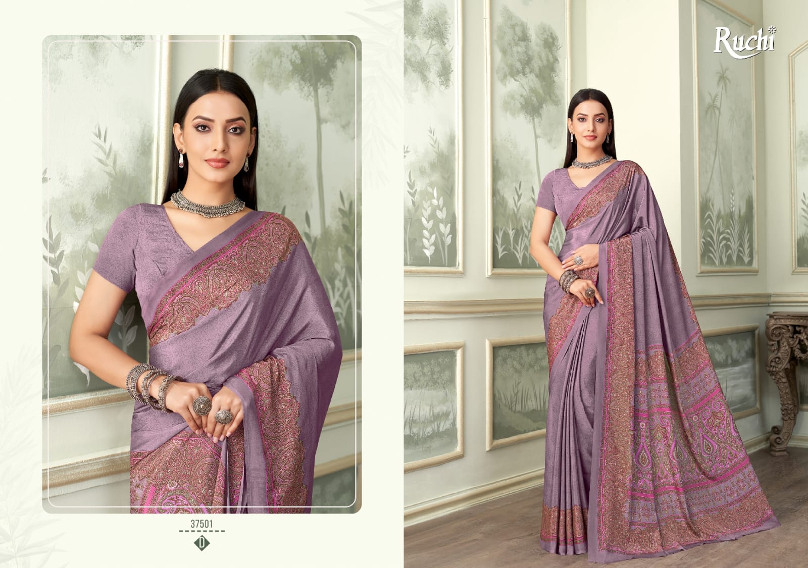 37501D Vivanta Silk 37 Ruchi Crepe Sarees