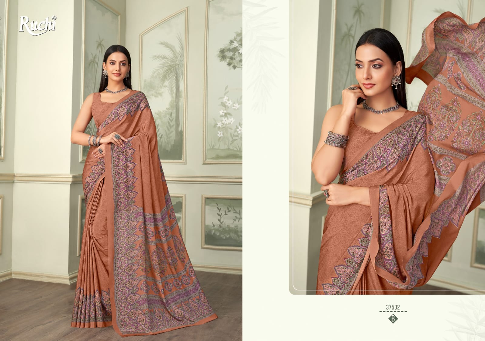 37502B Vivanta Silk 37 Ruchi Crepe Sarees