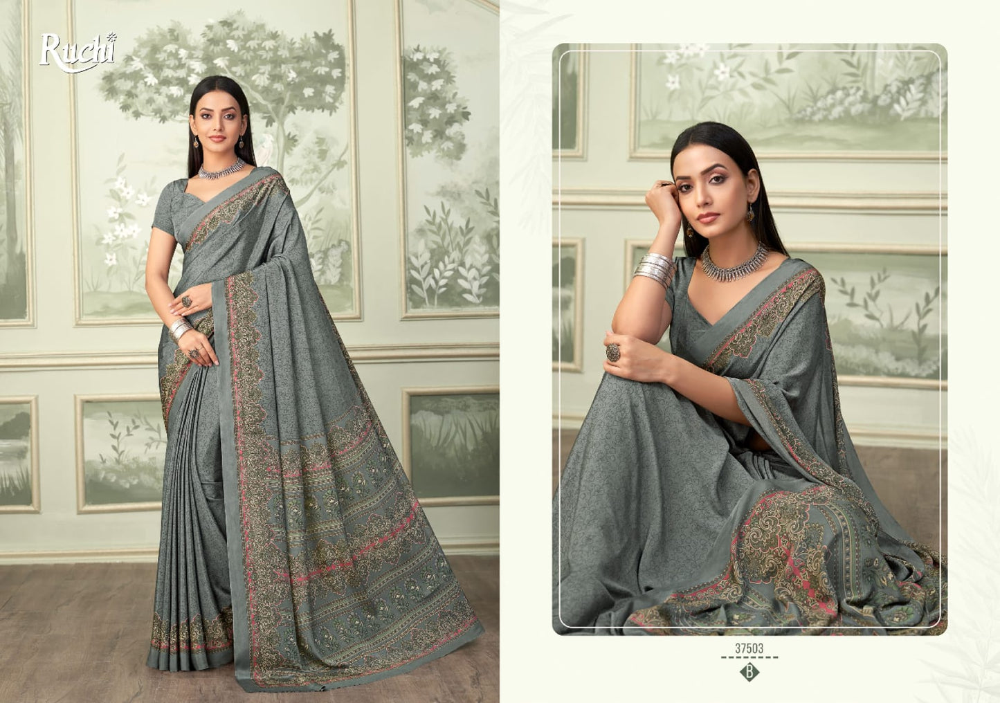 37503B Vivanta Silk 37 Ruchi Crepe Sarees