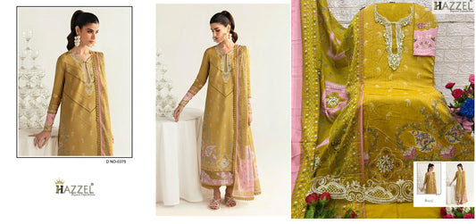 375 Hazzel Pure Cotton Pakistani Salwar Suits