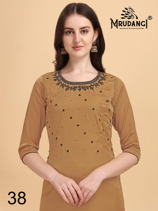 38-Noor Mrudangi Modal Satin Kurti