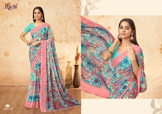 38001D Ragaa Vol 15 Ruchi Georgette Sarees