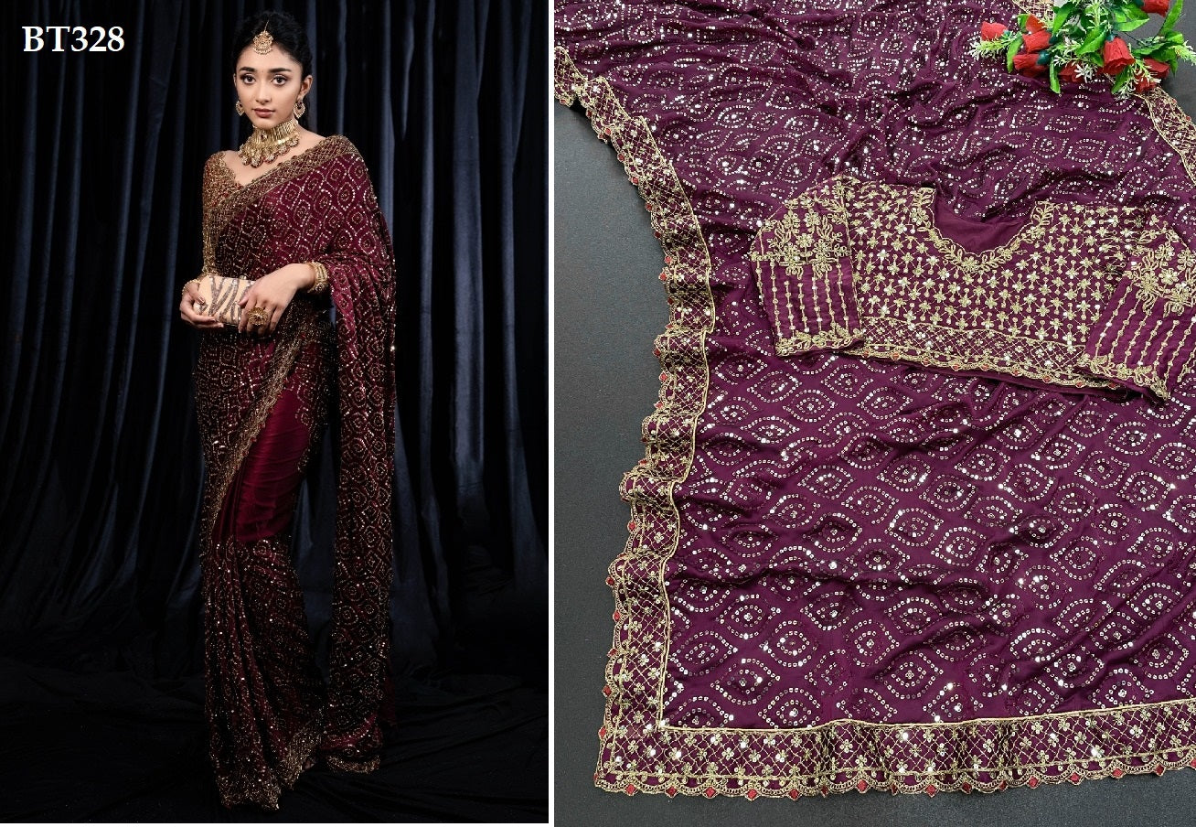 328 Bt Sarees