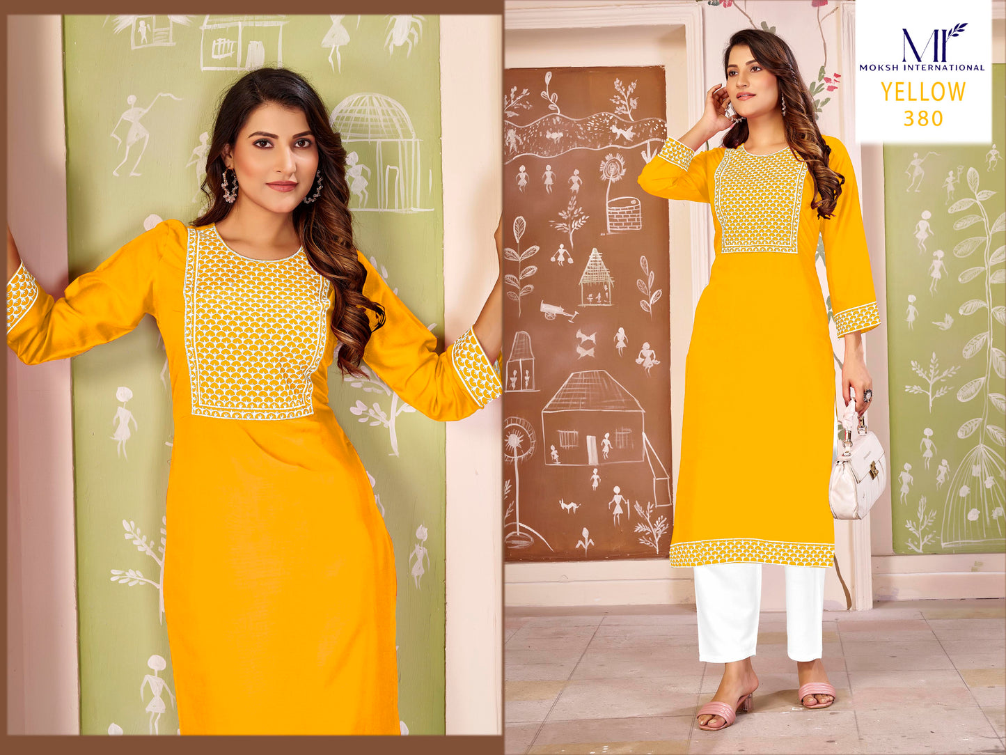380 Madhur Vol 1 Moksh Rayon Kurti