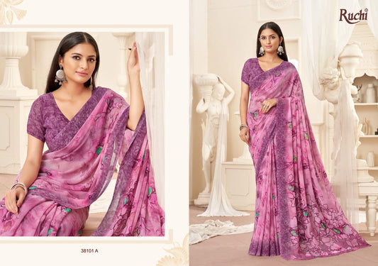 38101 A Ragaa Vol-16 Ruchi Georgette Sarees