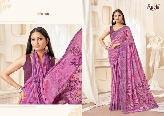 38103 B Ragaa Vol-16 Ruchi Georgette Sarees