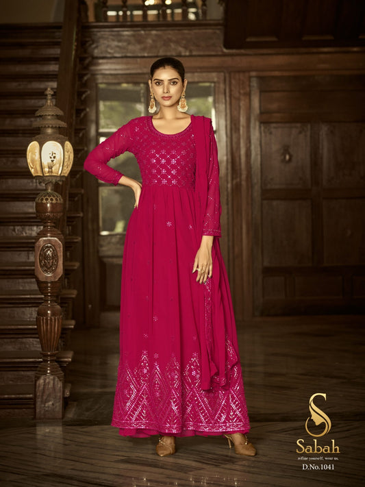1041 Fiza Sabah Unstitched Suits