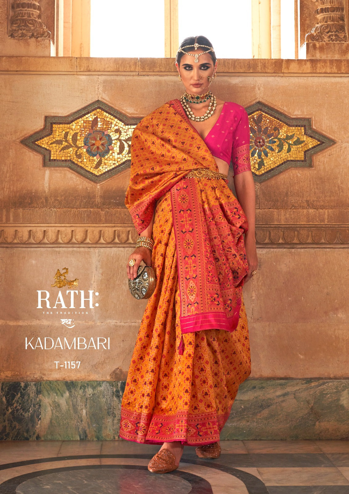1157 Kadambari Rath Sarees