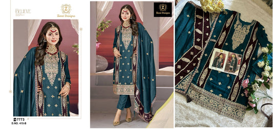 415B Ziaaz Designs Pakistani Salwar Suits