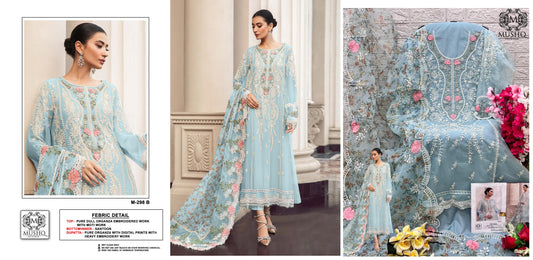 298B Mushq Pakistani Salwar Suits