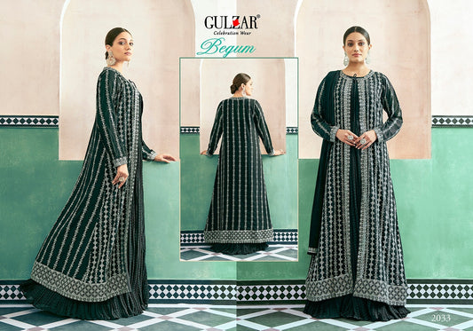 2033 Begum Gulzar Gown Dupatta Set