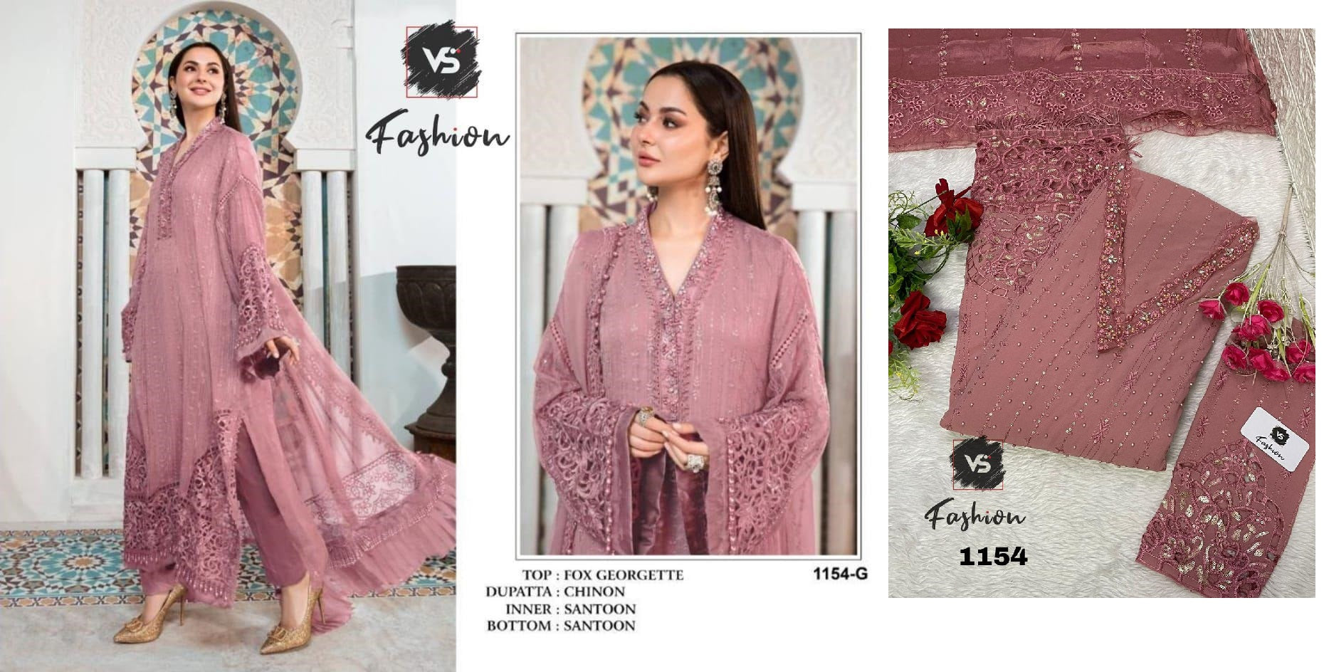 1154G Vs Fashion Pakistani Salwar Suits