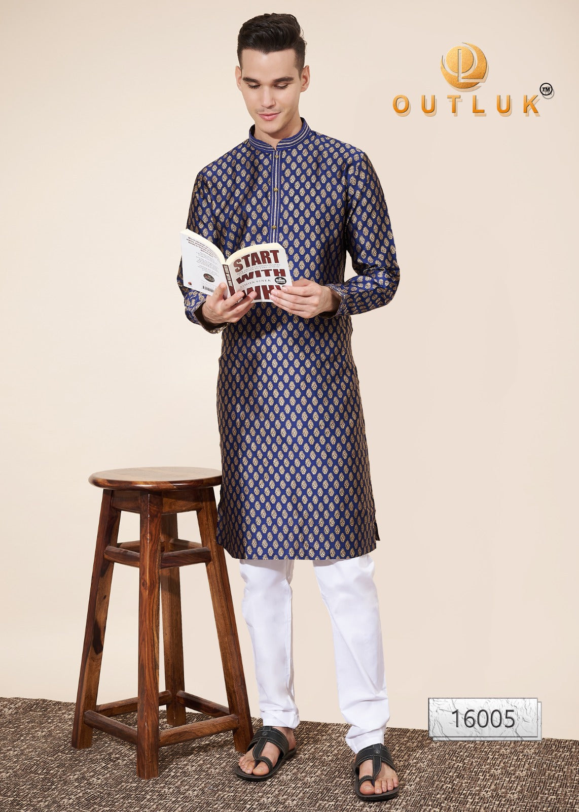 16005 Wedding Collection Vol 16 Outluk Mens Kurta Pyjama