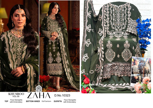 10323 Khusboo Vol 9 Zaha Pakistani Salwar Suits
