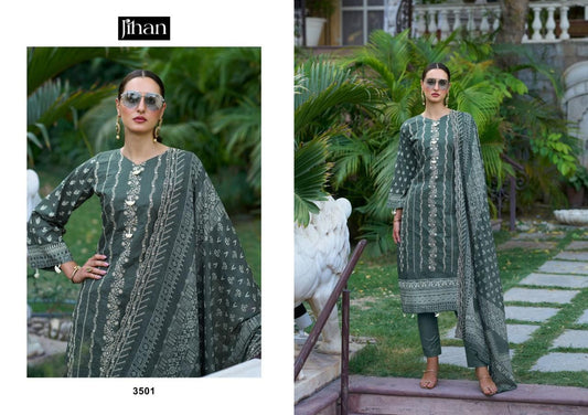 3501 Bin Saaed Vol 12 Jihan Pakistani Salwar Suits