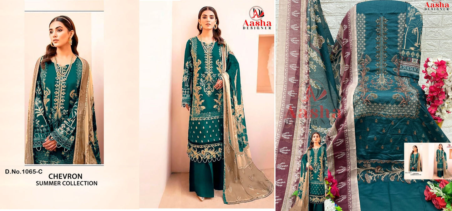 1065C Aasha Designer Pakistani Salwar Suits