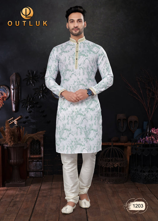 1203 Wedding Collection Vol 12 Outluk Mens Kurta Pyjama
