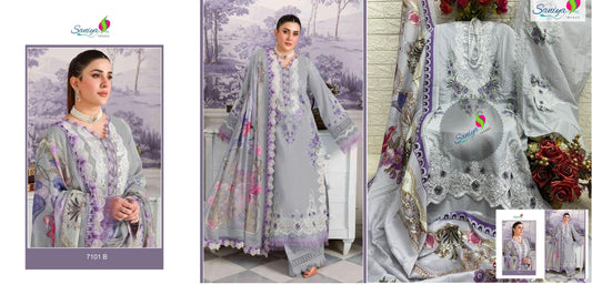 7101B Jade Saniya Trendz Pakistani Salwar Suits