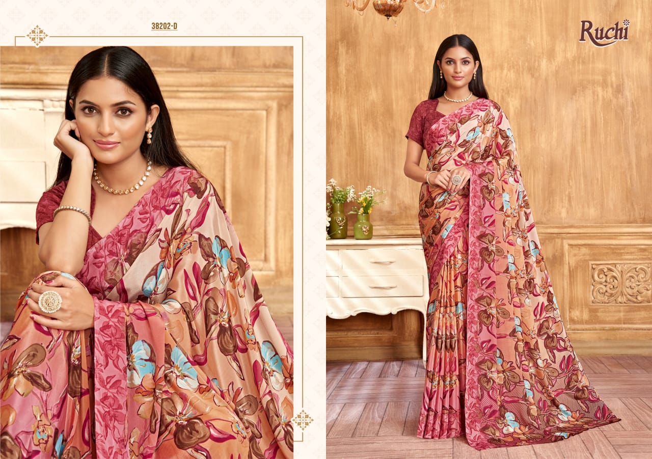 38202D Vivanta Silk 39 Ruchi Crepe Sarees