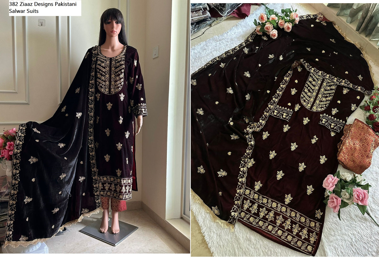 382 Ziaaz Designs Pakistani Salwar Suits