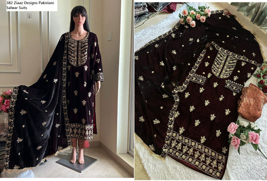 382 Ziaaz Designs Pakistani Salwar Suits