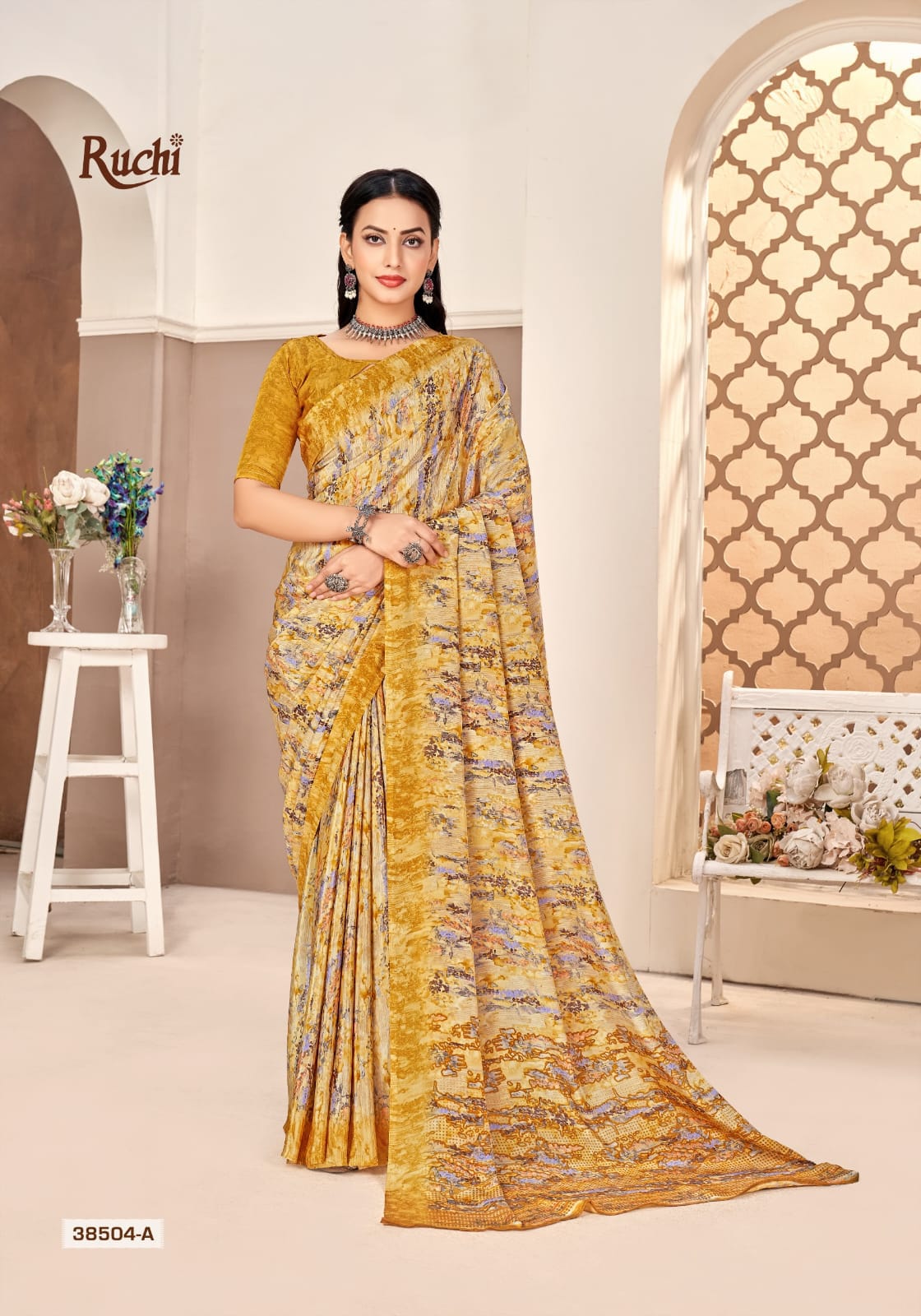 38504A Vivanta Vol 40 Ruchi Silk Sarees