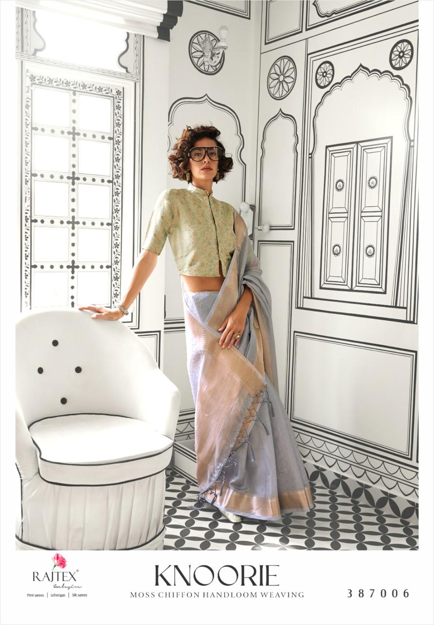 387006 Knoorie Rajtex Chiffon Sarees