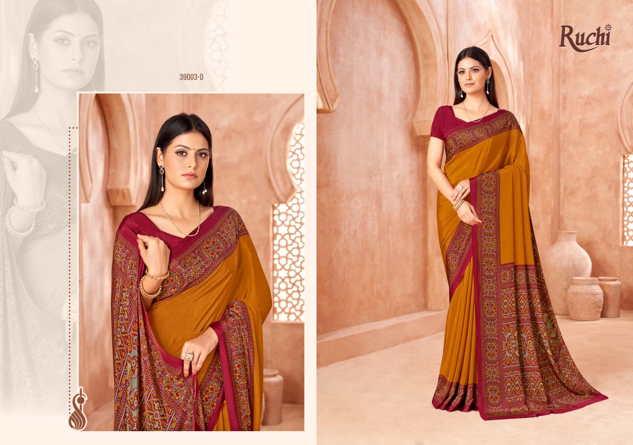 39003D Vivanta Silk 41 Ruchi Silk Sarees
