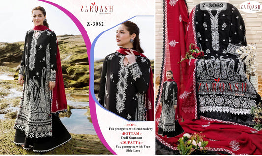 Z-3062 Zarqash Pakistani Salwar Suits